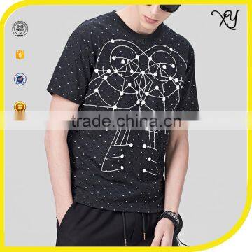 2017 Summer New Design Custom Gym Street Wear t Shirt Printed