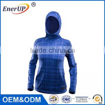 Comfortable Thermal Wicking Antibacterial No Itchy Sport Wear Long Sleeve Top Clothing Women photo-2