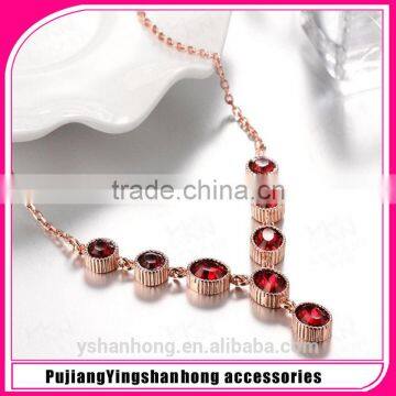 Rose Gold Long Sweater Fashion Chain Neaclaces