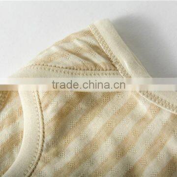 Wholesale 100% Organic Cotton Sleeveless Infant Onesie Baby Clothes Custom Logo photo-4