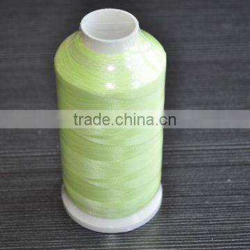 150D/2 polyester glow in the dark embroidery thread