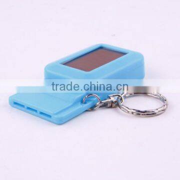 Mini Solar Power Rechargeable Flashlight Keychain photo-3