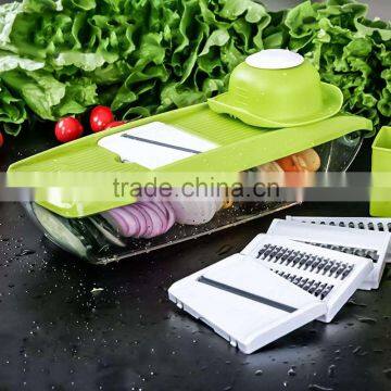 Kitchen Accessories Cooking Multi-functional Fruit Vegetable Cutter Slicer 4 Interchangeable Stainless Steel Blades tools KC1340