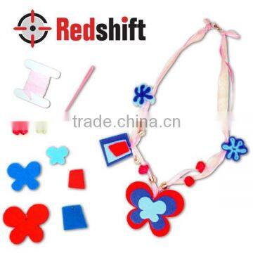 Design Your Own DIY Felt Jewelry Felt Necklace Butterfly Cut Price photo-3