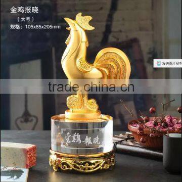2017 High Quanlity Gold Plated Chanticleer Trophy for Business Gift photo-4