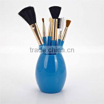 blue contanier 6pcs Makeup Brush set cosmetic brush.make up brush