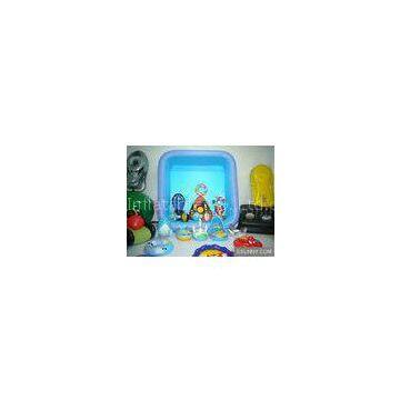 Blue Synchronized Floating Inflatable Swim Ring , swimming floats for children