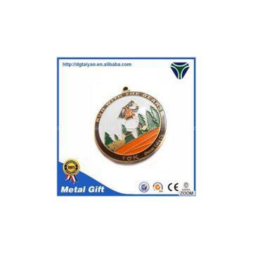 Imitation Enamel Soccer Medal