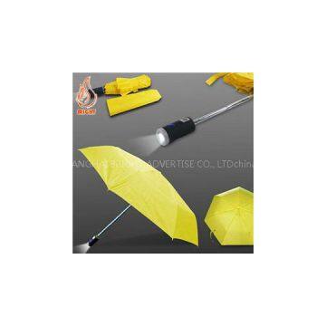 Custom Logo LED Torch Umbrella For Promotion