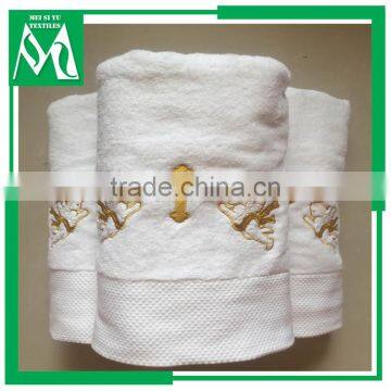 cotton large size hotel hand bath face towel set