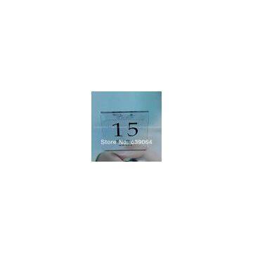Customized! Hot selling support wholesale triangle acrylic table number board, with the words \