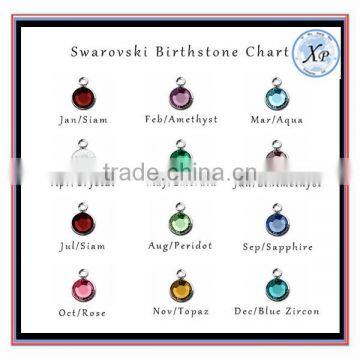 Wholesale Nautical Initial Birthstone Charm Jewelry Personalized Silver Anchor Bracelet photo-4