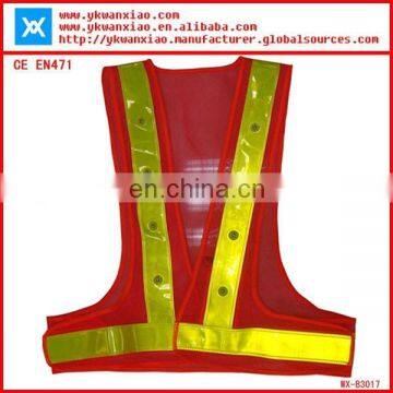 Factory Custom Made Light Mesh Led Tubes Flashing Led Lights High Visibility Flashing Reflective Jacket LED photo-4