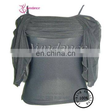 Professional Costom New 100% Sling Mesh Dance Tops Wholesale T-19