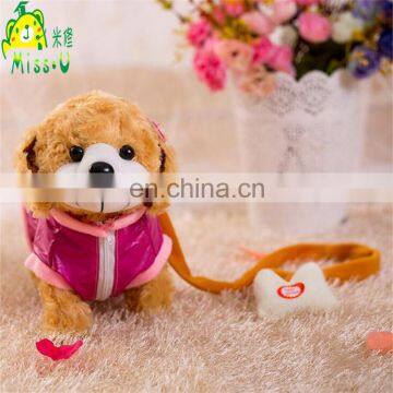 Wholesale Factory High Quality Cute Mini Plush Dog Electronic Toy For Children