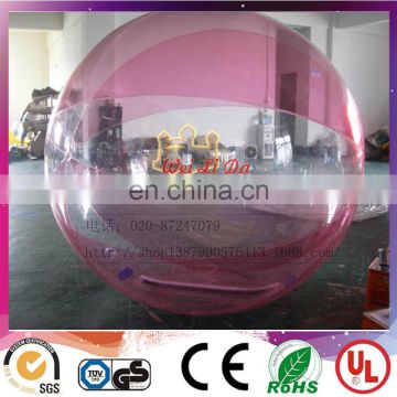 Half Color Cheap Bubble Soccer TPU Ball, Inflatable Bumper Human Sized Soccer Bubble Ball