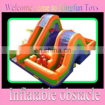 KF064 Inflatable obstacle course with slide