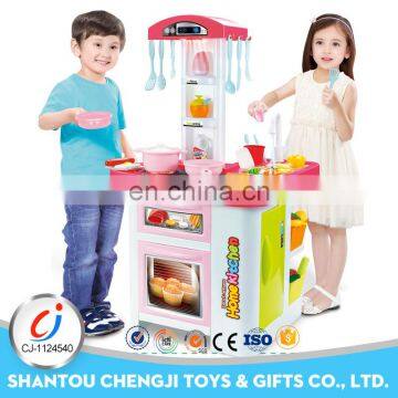 Wholesale high quality funny plastic toy kitchen for children