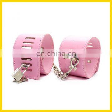 erotic girls sexy lingerie PU leather wrist & ankle cuffs restraints