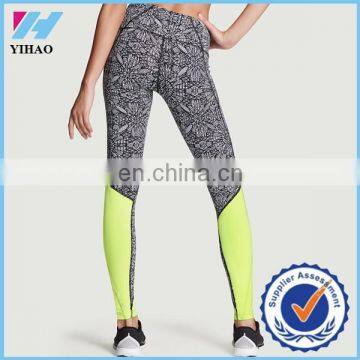 Yihao Latest hot selling top quality supplex fitness wear women yoga leggings