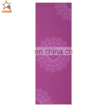 free gym custom non slip printed tpe yoga mat