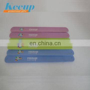 Logo print advertising snap band wholesale