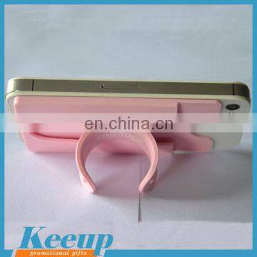 New Design 3M Adhesive Silicone Smart Card Pocket With Stand photo-3