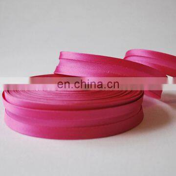 Bias Binding Satin Ribbon Magenta