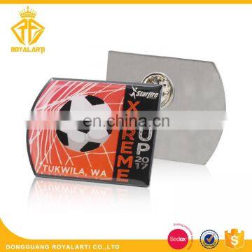 Factory Price Customized Football Cup Sport Offset Printing Pins