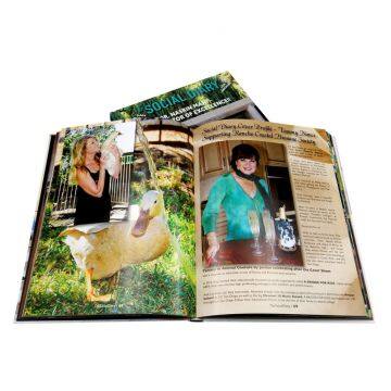 Full color hard cover printing service for books