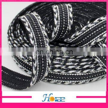 Factory Directly Sale 4cm Braided Ribbon for Shoes Knitted Ribbon for Clothing photo-2