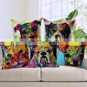 degital print car seat and foam fabric pillow massage cushion