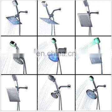 2 In 1 LED 8 Inch Rain Shower Head Massage Handheld Rainfall Shower Combo Set photo-5