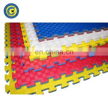 gym rubber floor tile in interlocking soft textile eva foam mat