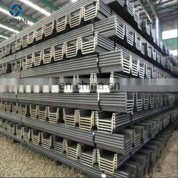 Supplier for high strength hot rolling used u type steel sheet pile for construction projects