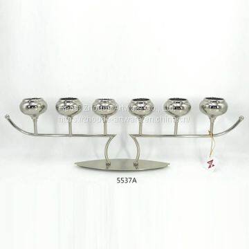 Latest Style Transformable Gold and Black Metal Candle Holder From China Factory photo-3