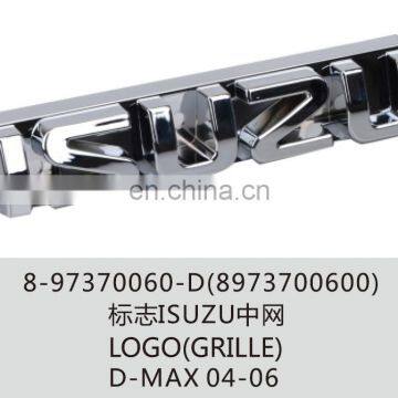 8-97370060-D(8973700600) Grille D-max Logo for I suz u 04-06