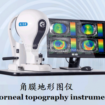 Medical ophthalmic corneal topography corneal curvature distribution corneal topography corneal topography