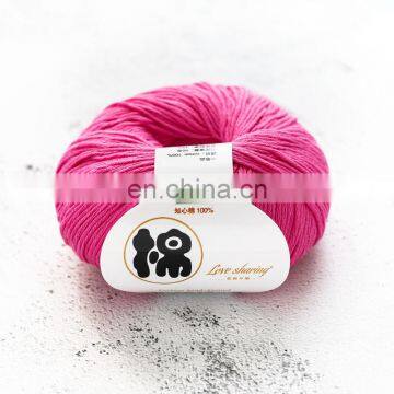 Wuge Soft and Warm Medium Weight Colorful Cotton Yarn 100% for Wholesale photo-4