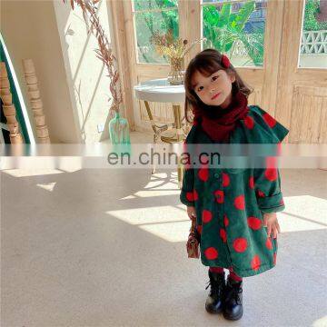 2020 Winter Children's Girls Dots Warm Coat photo-5