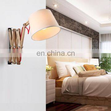Extension-type Wall Lamp Wooden Antique Design Wall Light for Indoor Use Lighting photo-3