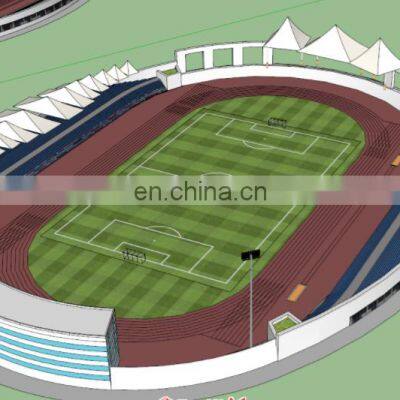 Top Quality Ho Scale Football Stadium Model 3d Miniature Building Model Make