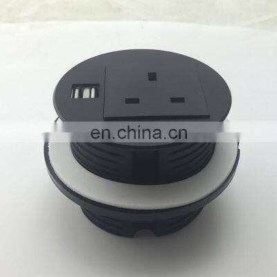 110v Office Desk Power Usb Electrical Outlet Grommet Socket