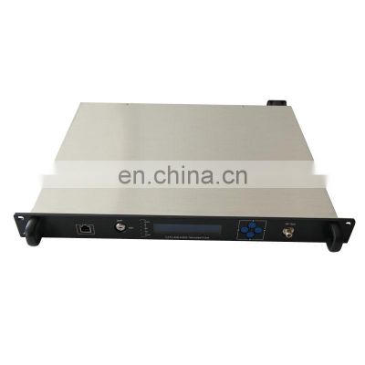 Best price fiber optic modulation 1310nm 1550nm optical transmitter for CATV