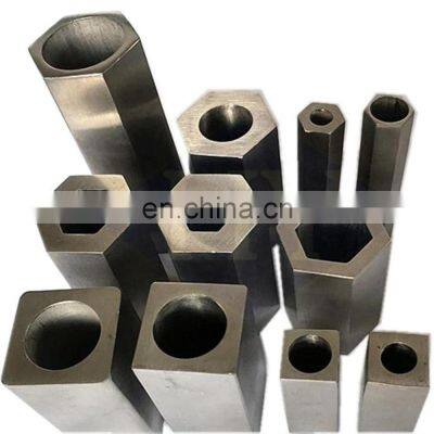 china Tianjin province factory tube custom engineered hex shaped tubing steel shape hexagon profile pipe