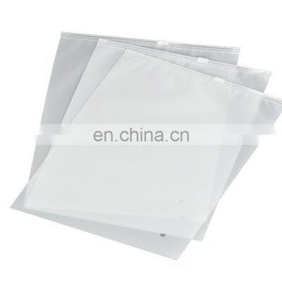 Double Sided Frosted Semi-transparent Automatic Zipper Sealing Garment Bag for Clothes