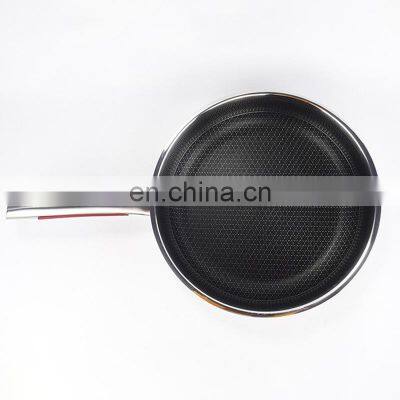 Kitchen Modern Portable Large Industrial Cheap Non Stick Deep 4 Egg Ceramic Frying Pan photo-5