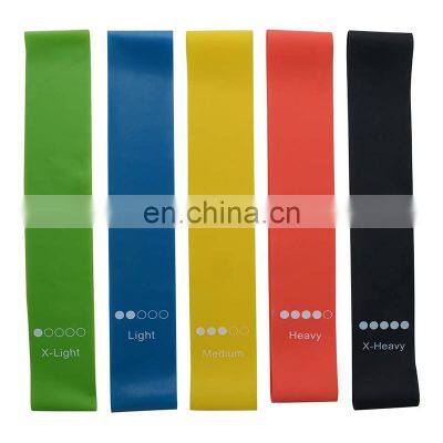Promotional Customized Logo Exercise Elastic Bands Set Resistance Loop Band photo-3