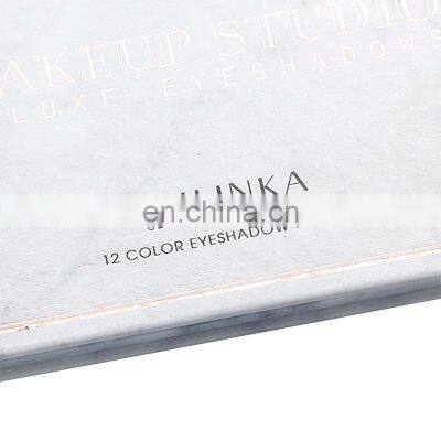 Company Make Up Glitter Logo Sombra Cosmetic Packaging Glitter Powder Eye Shadow Palette