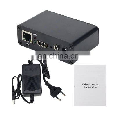 Mini High Definition Encoder H264 1920x1080 Portable H.265 Encoder For RTMP/PTSP/HTTP/UDP/RTP Live Streaming